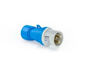 Plastic2+Neutral Extension Type Plug 16A CEE Norm